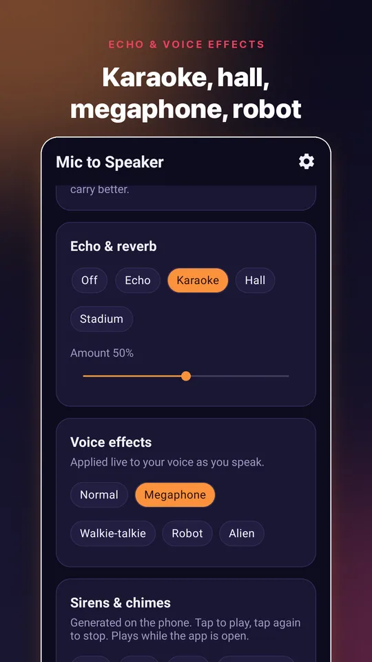 Echo and voice effects